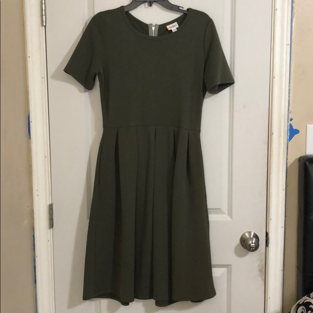 Lula Roe Amelia Dress with Pockets mid length